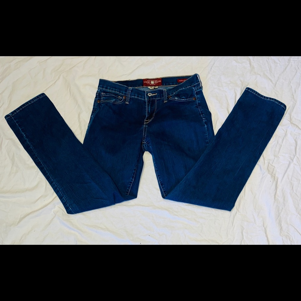 Lucky brand Sofia straight 8/29 inseam 29.5 jeans